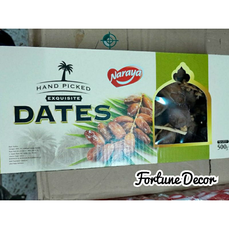 

Kurma tunisia batang merk naraya 500gram