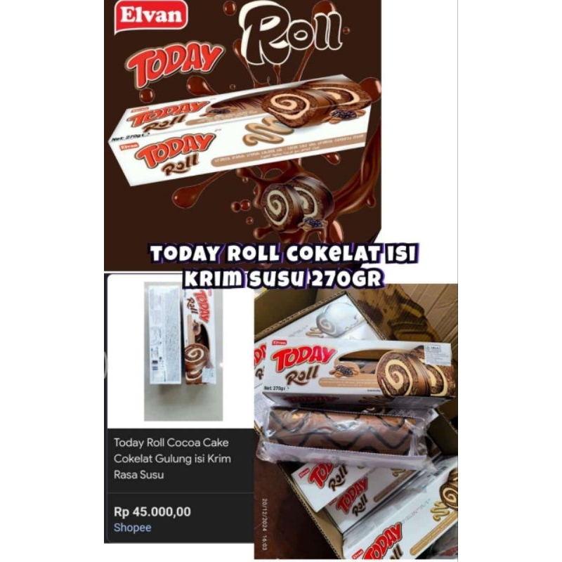 

today roll turki cake