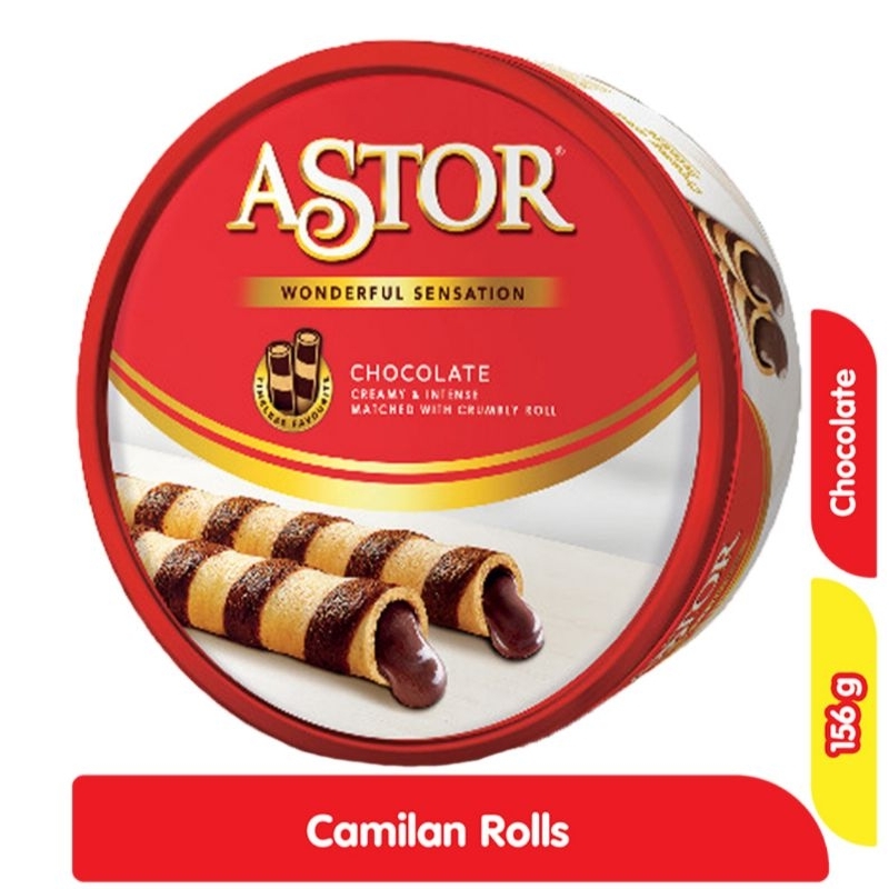 

Astor wafer stik coklat kaleng 156gram