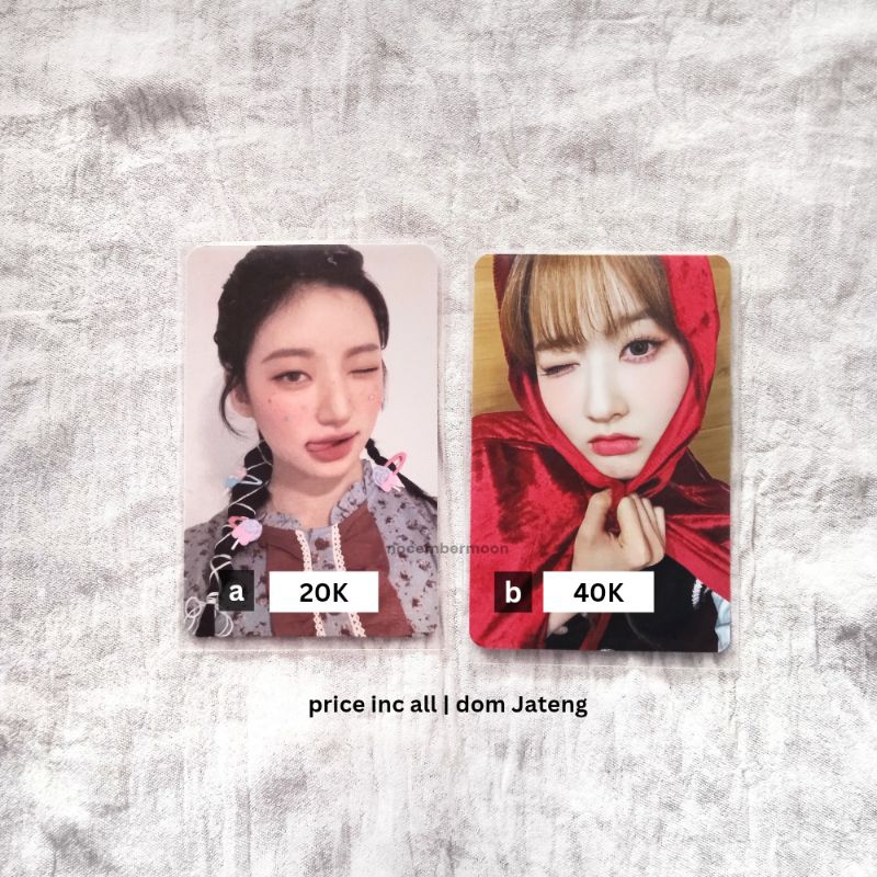 PC Photocard GG billlie siyoon stayc sieun