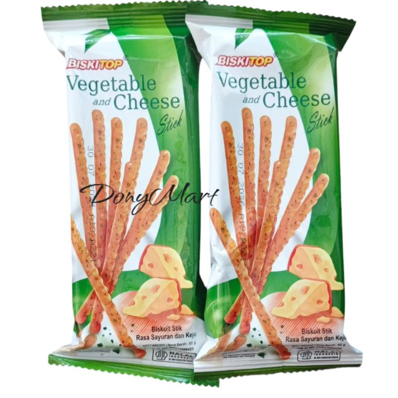 

Biskitop Vegetable and Cheese Stick 50 Gr - Biskuit Stik Snack Cemilan Murah Enak