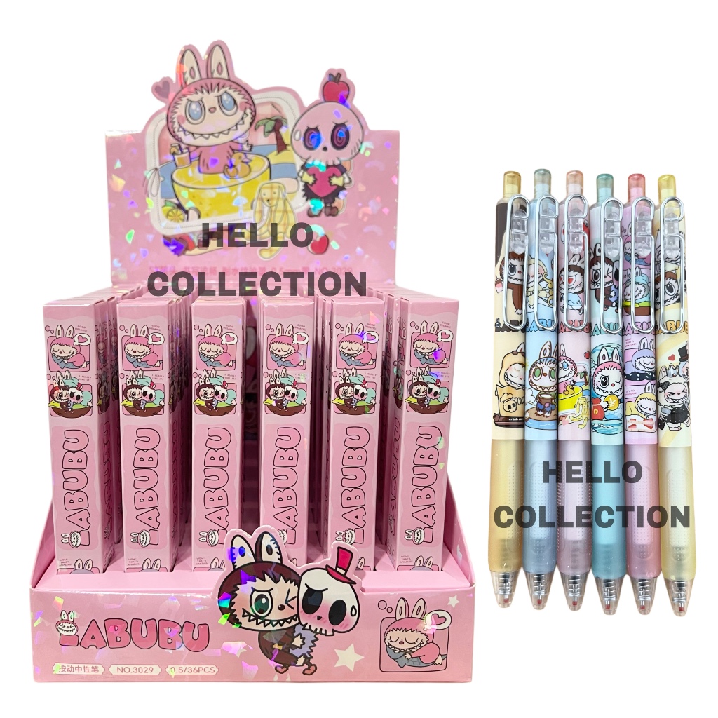 

Blind Box Pen Anak Labubu Surprise Pulpen Gel Cetek Lucu Karakter Kartun 0.5mm