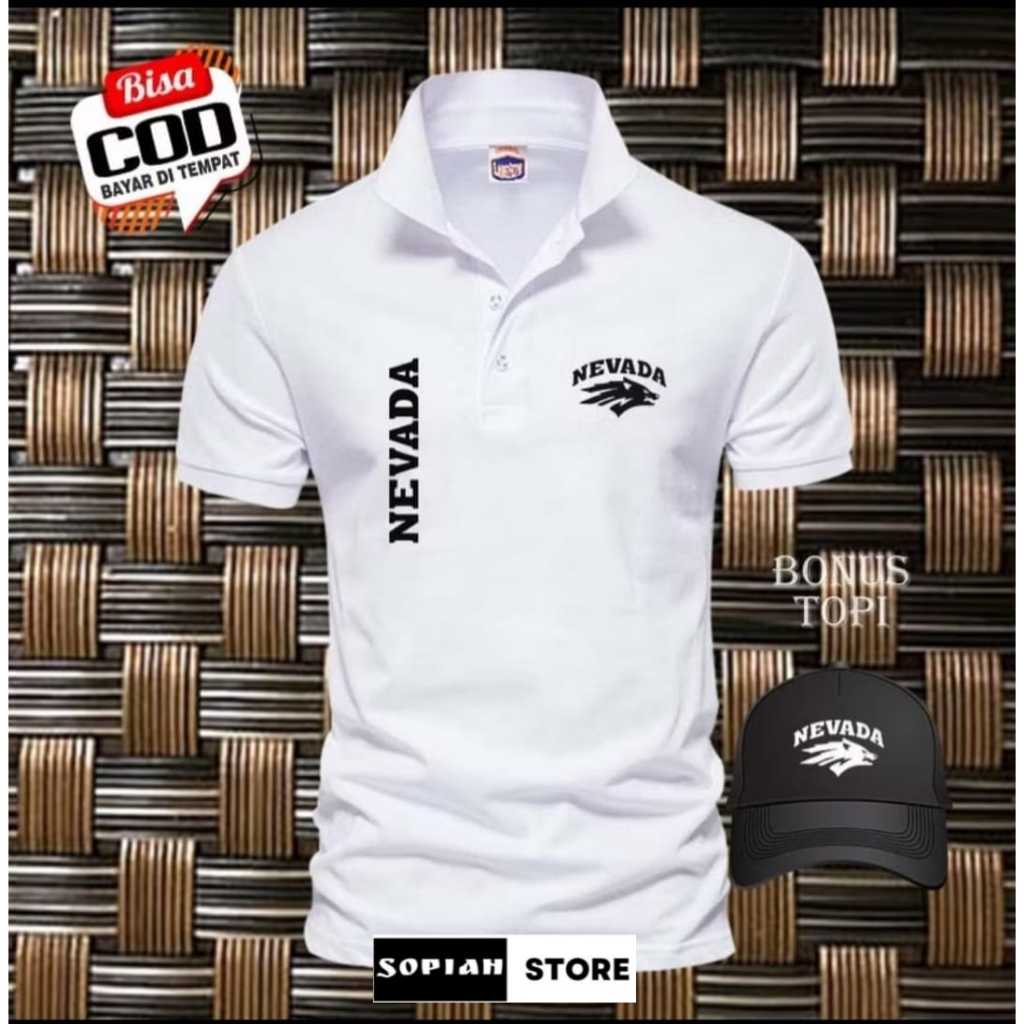 CUDA.Co Kaos Polo GRATIS TOPI 46 Hitam Lengan Pendek/Kaos Polo PremiumQuality/Polo Polos Best Seller