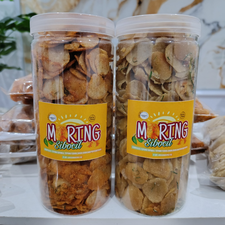 

Moring/Molring SIBOCIL Toples 500 Gr Keripik Pedas Daun Jeruk Cemilan Citruk morling garut Makanan
