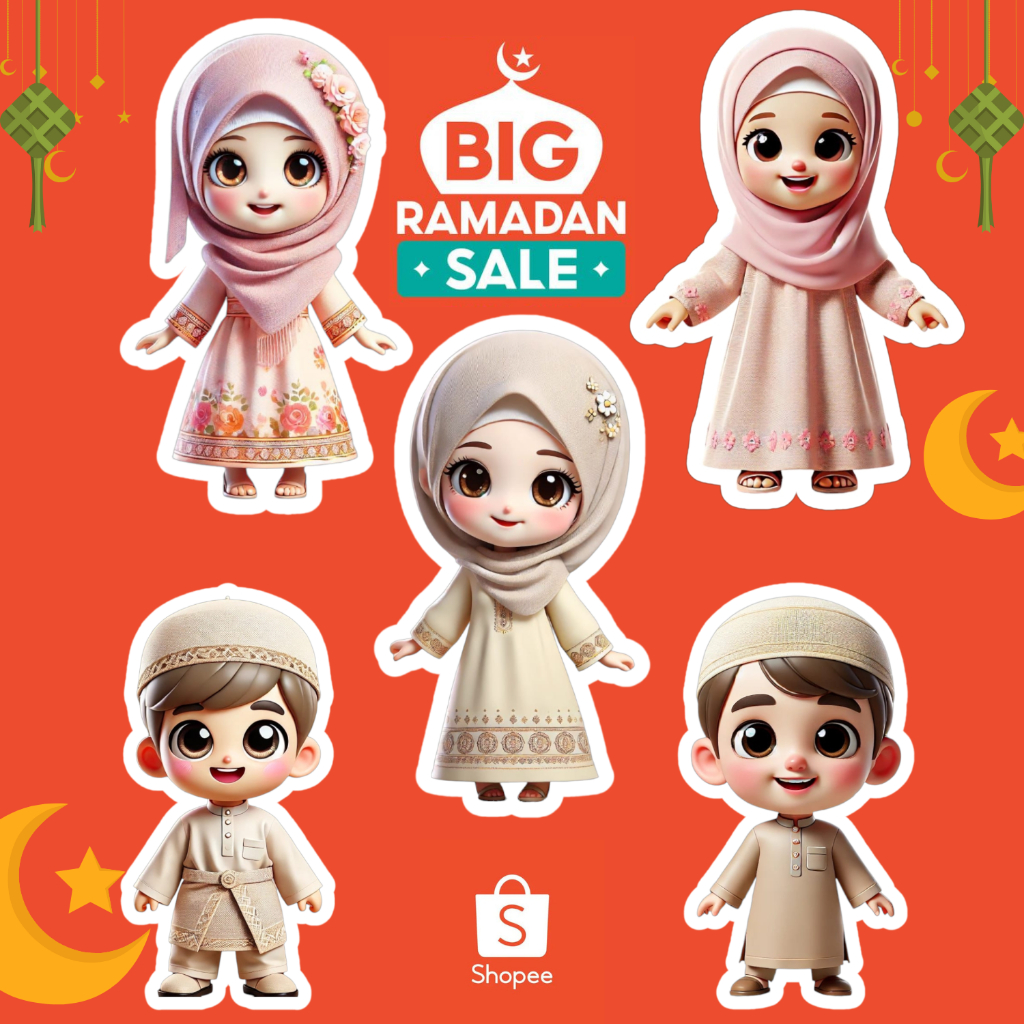 

(PTA)Amplop lebaran karakter 1 pak isi 10 pcs 10 gambar berbeda bahan amplop ivory 250 gsm model amplop selip