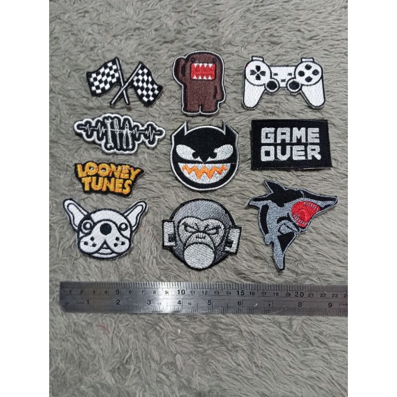 Patch Bordir lucu, patch bordir anime, patch bordir komputer