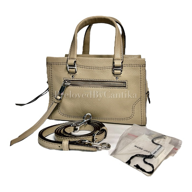 Preloved Tas Marc Jacobs women mini cruiser light slate