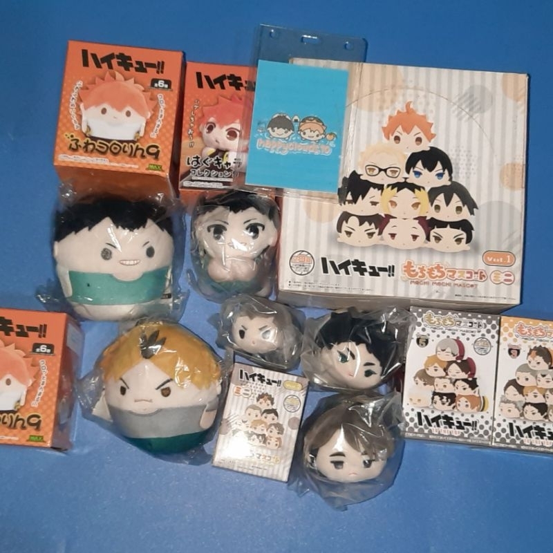 [READY STOCK] HAIKYUU HAIKYU HAIKYUU MOCHI VOL 5 AKAASHI KEIJI VOL.3 OSAMU MIYA MINI MOCHI MASCOT VO