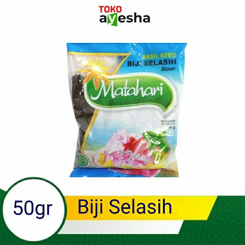 

Biji Selasih Cap Matahari 50 gr