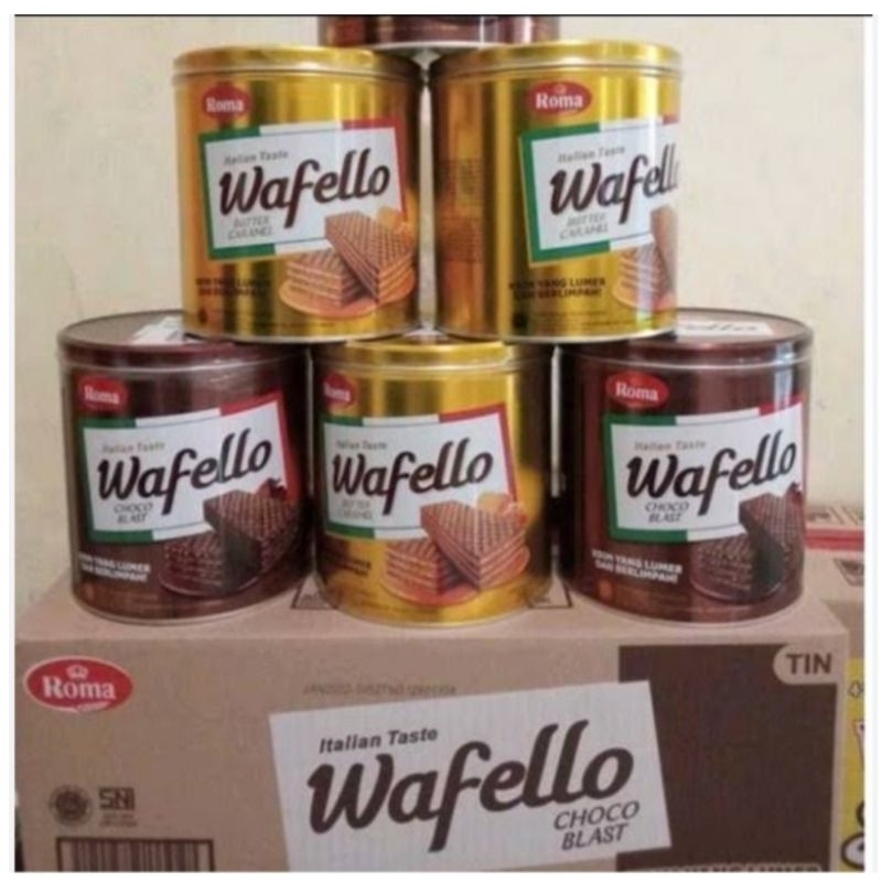 

ROMA WAFELLO KALENG 228GR ( ready siap kirim )