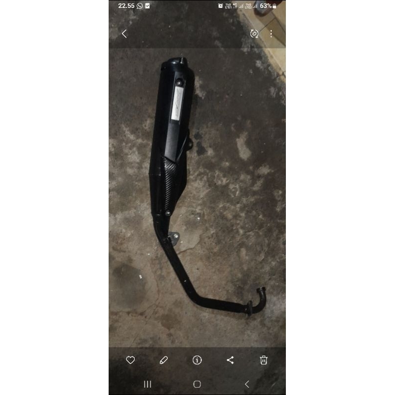 knalpot original r15 v2