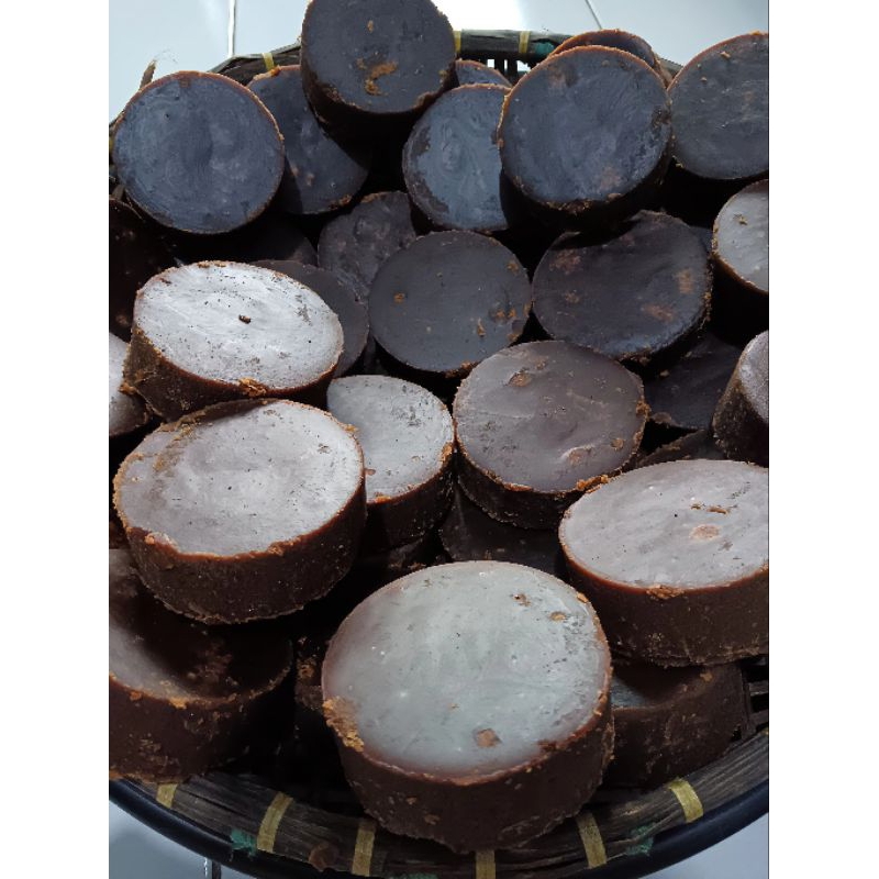 

Gula Aren 1Kg Original Kawung/Nira Dibungkus Daun