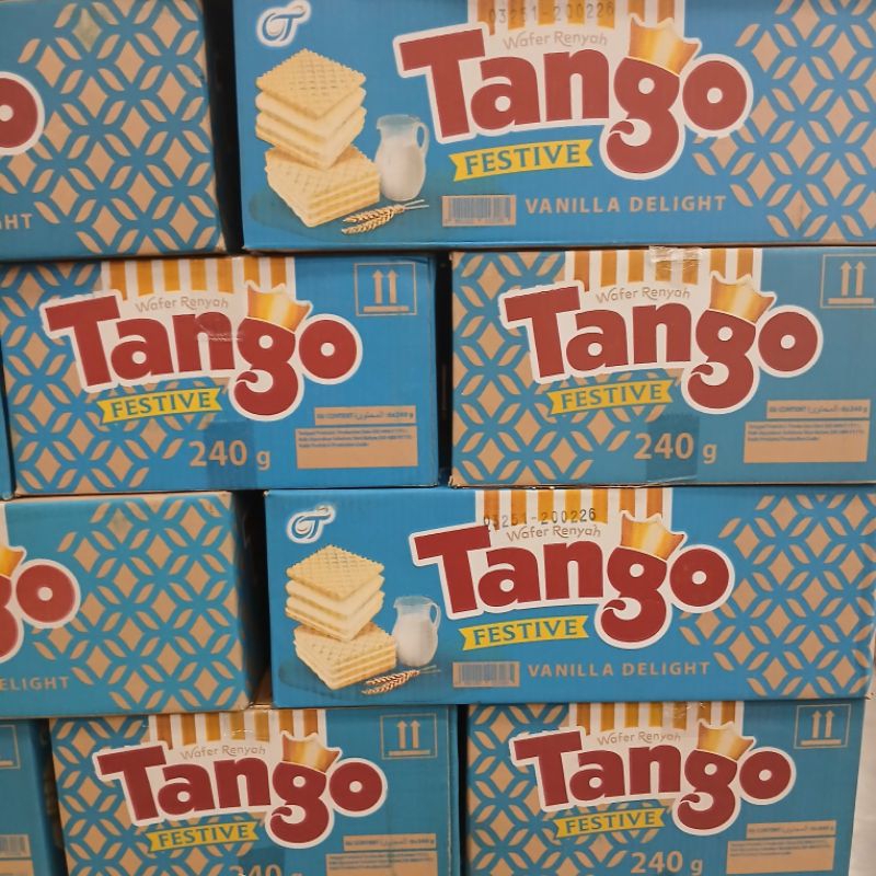 

Tango Wafer Chocolate & Vanilla 240gr 1 Karton (6 Kaleng)