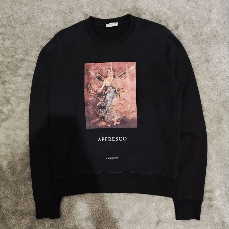IH NOM UH NIT AFFRESCO CREWNECK BLACK