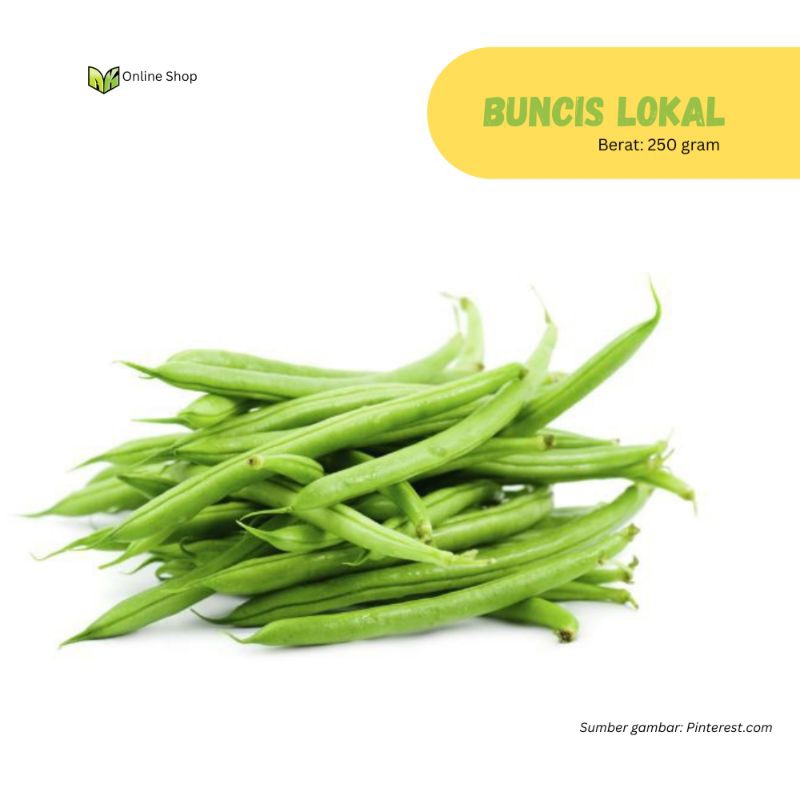 

Buncis Lokal Fresh 250 gram