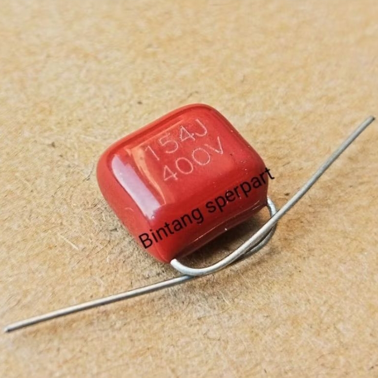 KAPASITOR MILAR 154J 400V CAPACITOR MILAR 154J 400V
