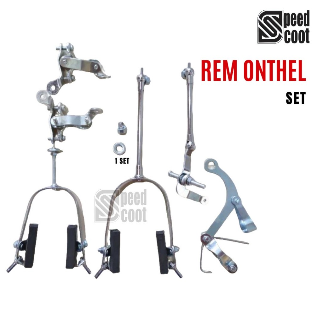 Rem Sepeda Ontel Gazelle Set Depan Belakang