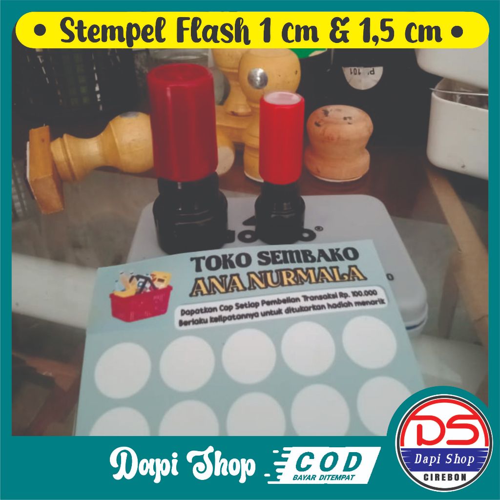 

Stempel Flash Mini Custom Warna Free Desain