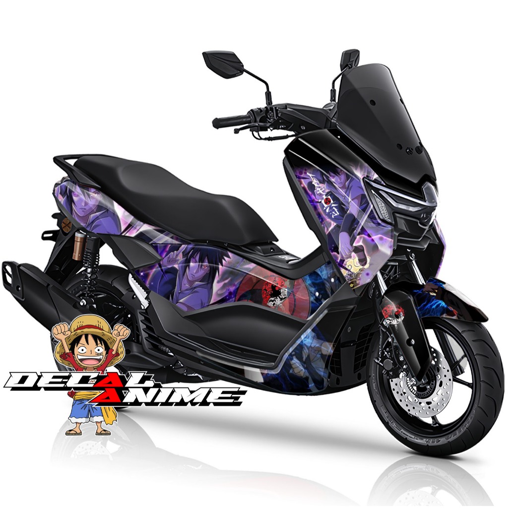 Sticker Decal NMAX TURBO Full body Stiker Nmax Old - N Max New - Neo Turbo Decal Anime NAruto ungu