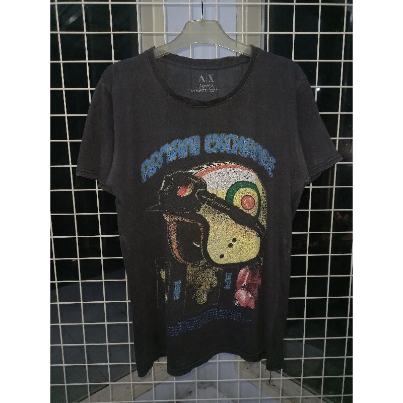 KAOS VINTAGE ARMAN EXCHANGE GAMBAR HELM VESPA BUATAN VENDOR LOKAL