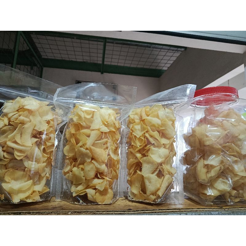 

KERIPIK SINGKONG ORIGINAL KEMASAN STANDING POUCH
