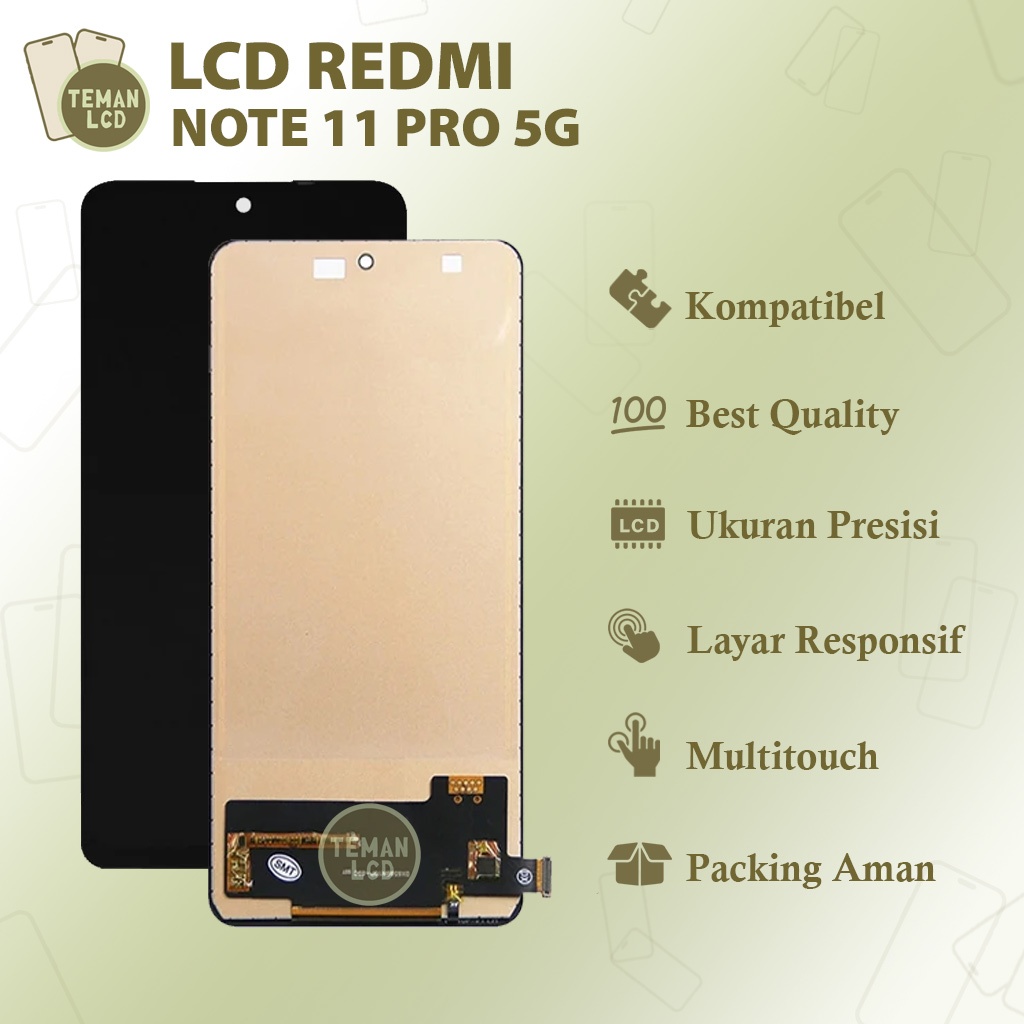 LCD Redmi Note 11 Pro 5G - Original 100% Fullset Touchscreen