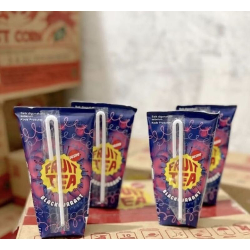 

[GROSIRTERMURAH] Fruit tea Blackcuren 200ml