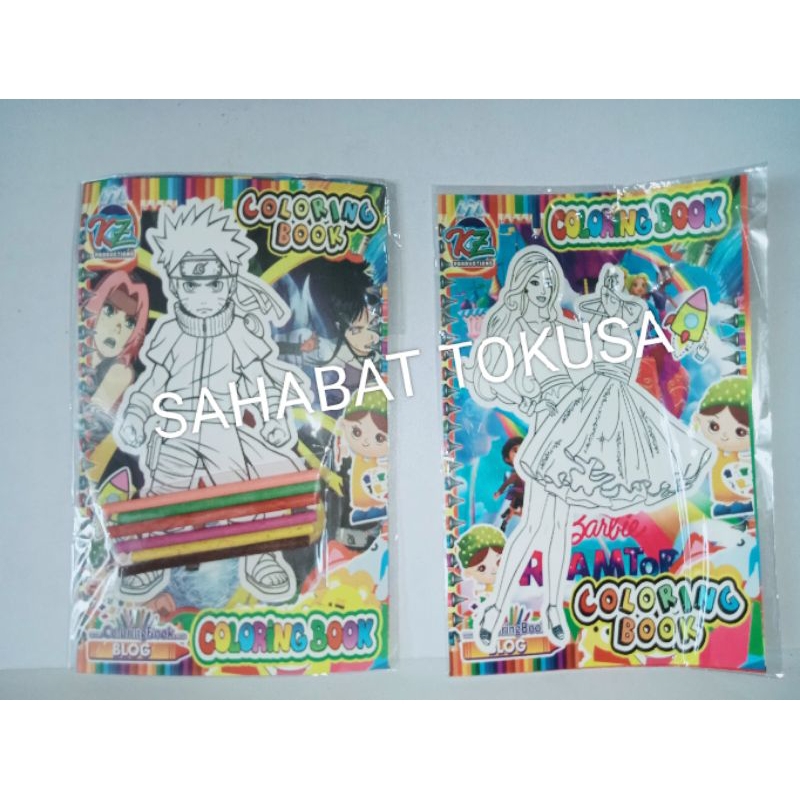 

MEWARNAI KRAYON GAMBAR BOLAK BALIK RANDOM (1 PCS) Mainan anak/mainan grosir