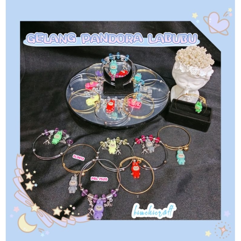 GELANG PANDORA GOLD /GELANG PANDORA SILVER / GELANG PANDORA LABUBU / GELANG PANDORA EDISI LABUBU / G