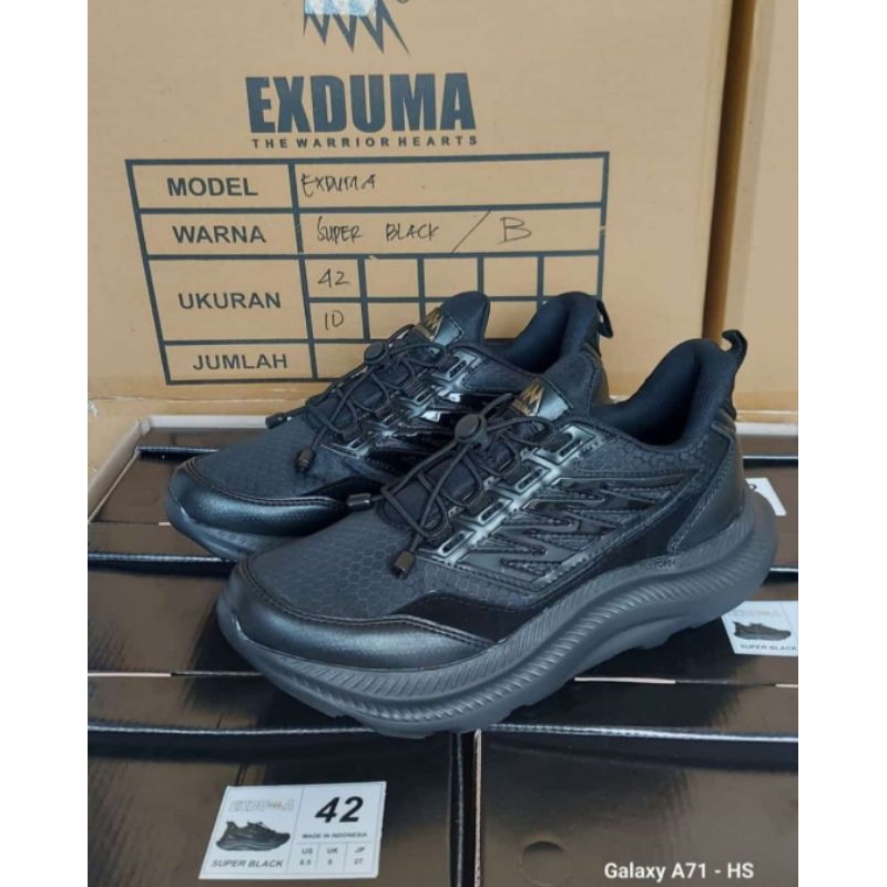 Sepatu Exduma Super New Original/ Sepsru Exduma Hitam Terbaru 2025