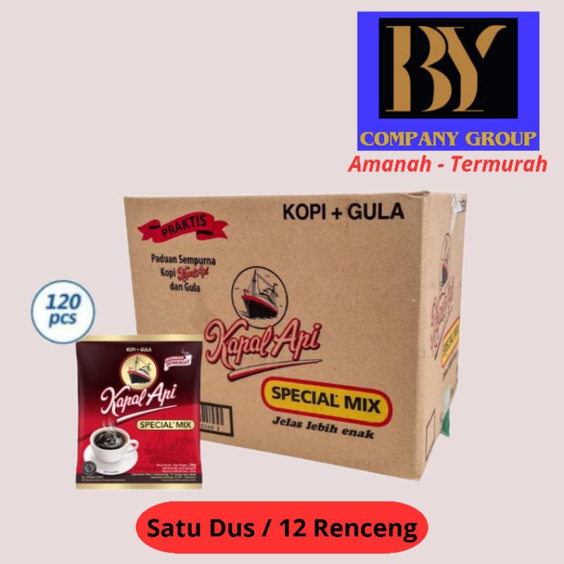 

Kapal Api Kopi Special Mix SATU Dus (12 Renceng / 120 Sachet @23gr)