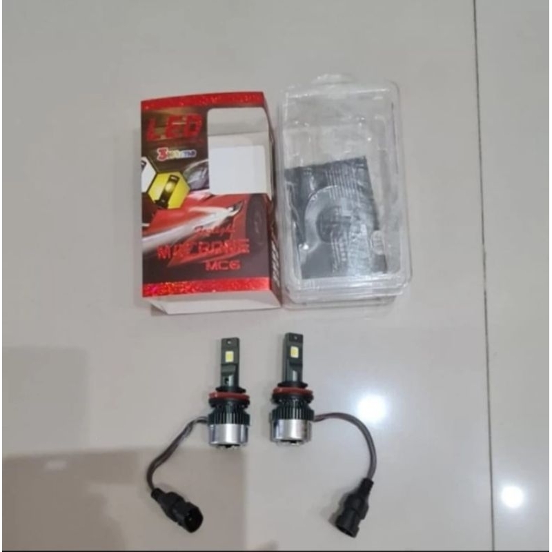 LAMPU LED MC6 H11 3WARNA MACRONE/ SEPASANG