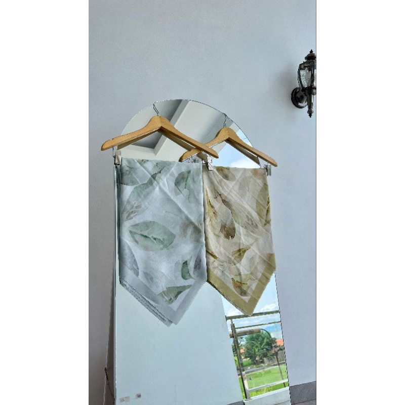 HIJAB SYAR'I MOTIF BUNGA ABSTRACK