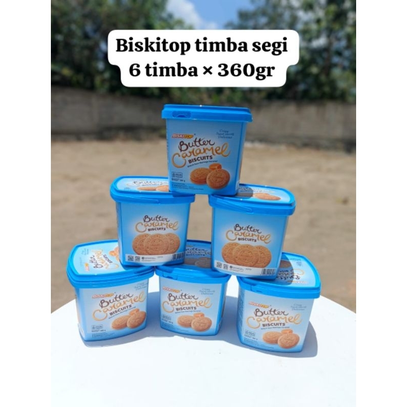 

Aneka Snack Cemilan Murah Biskitop Biscuits Butter Caramel/Lemon Crackers/Coffee Caramel Timba Segi 360gr