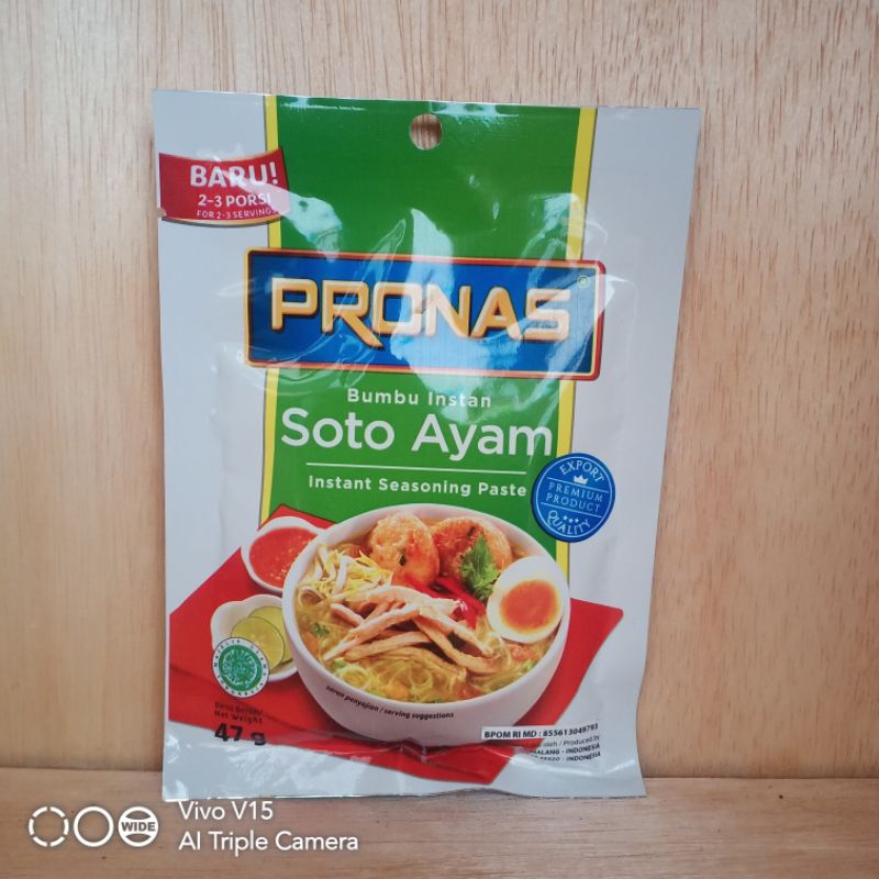 

Pronas bumbu instan soto ayam 47g murah