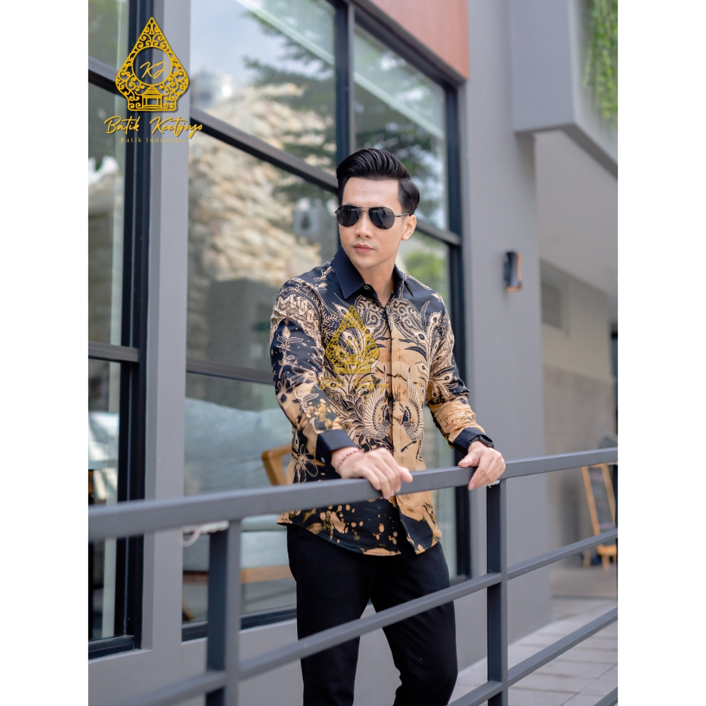 BAJU KEMEJA BATIK PRIA LENGAN PANJANG Slimfit ATASAN BATIK PREMIUM PRIA BATIK PRABUSENO KONDANGAN