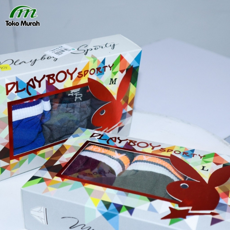 Playboy Sporty Celana Dalam Pria | CD Pria isi 3 | Pakaian Dalam Pria