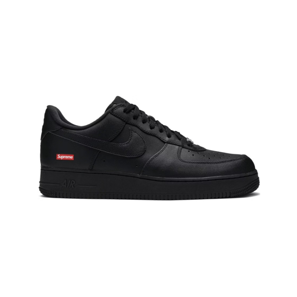Nike Air Force 1 Low x Supreme Black 100% Original BNIB(sepatu baru dalam box)