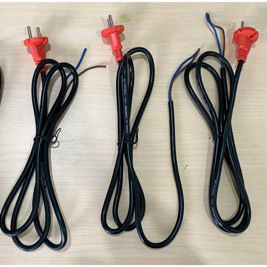 Kabel Power 2 Meter serbaguna untuk Alat Elektronik dan Mesin Gerinda-Bor dan alat elektronik lainny
