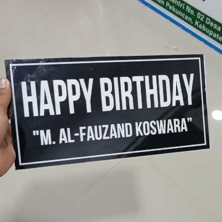 

PAPAN AKRILIK dan STIKER, PAPAN NAMA - ULANG TAHUN , HAPPY BIRTHDAY, CUSTOM TULISAN ( A 287 )