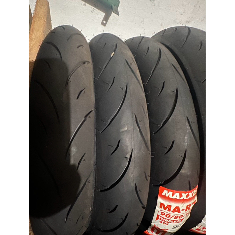 cuci gudang ban luar maxxis mar1 90/80-ring 14 Tubles soft compound