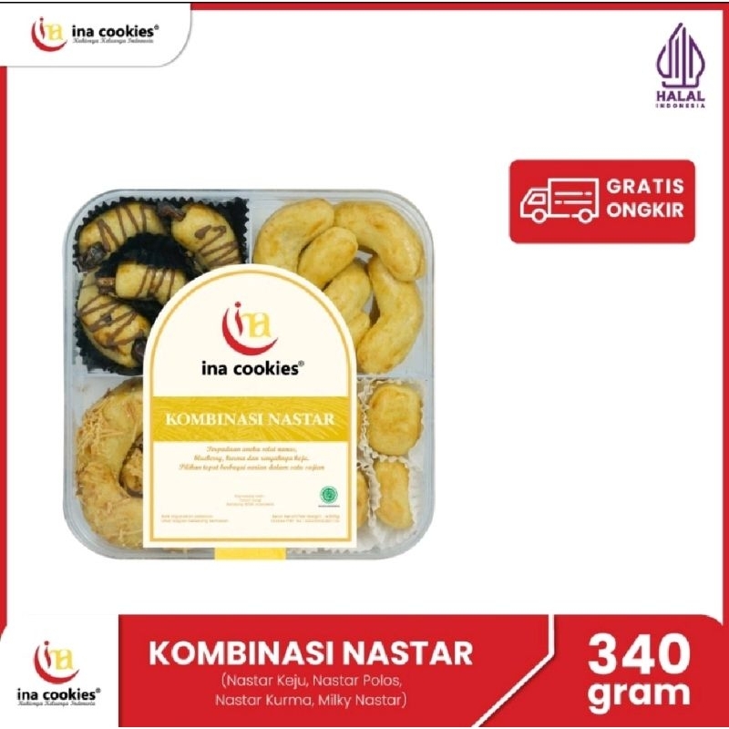 

Kombinasi Nastar Ina Cookies Kue Kering