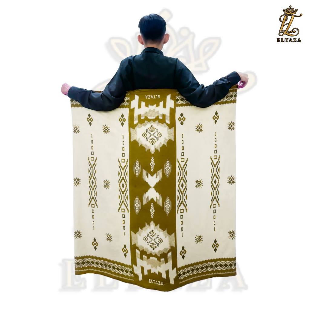 Alizta BUY 1 GET 1 Sarung Eltaza Motif Andara Batik Pekalongan Rayon Printing Pria Dewasa Muslim San