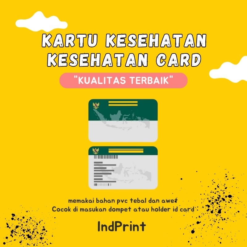 

Cetak Kartu Kesehatan, BPJS Kesehatan Bahan PVC Premium