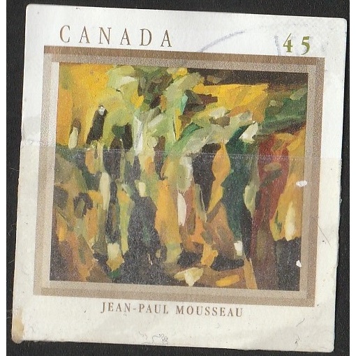 

A 11959 SATU BUAH PRANGKO CANADA TEMA LUKISAN JEAN PAUL MOUSSEAU DENGAN KONDISI SUDAH ADA CAP