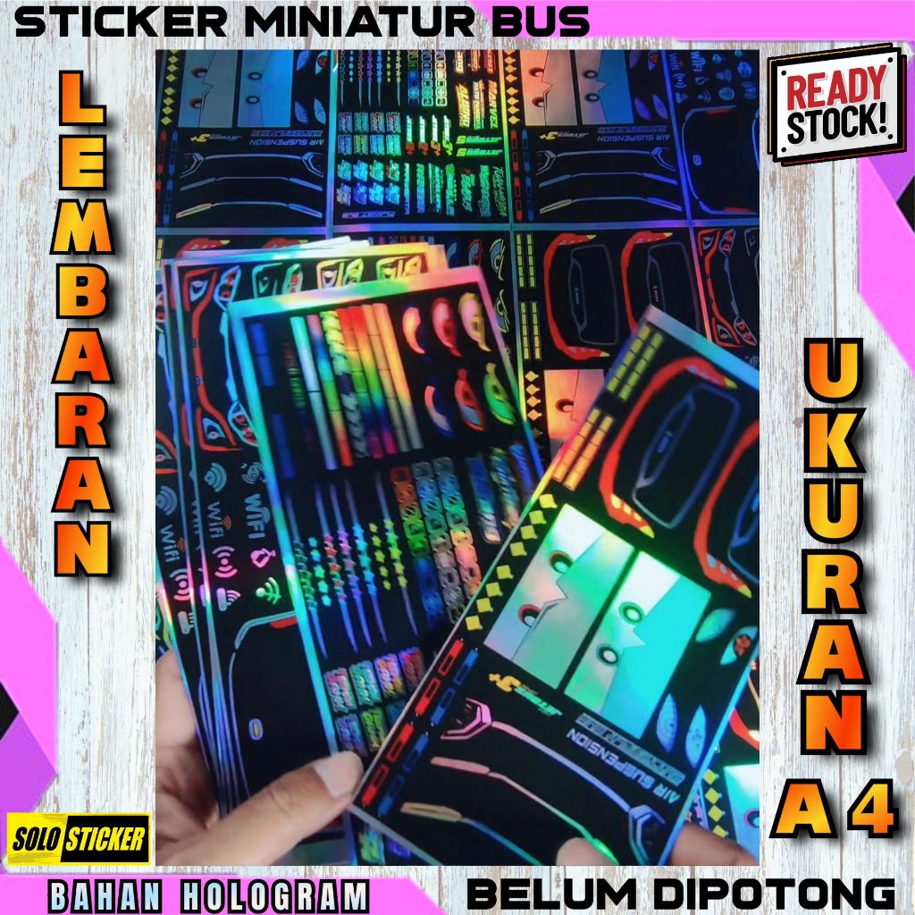 

Stiker Miniatur Lampu Bus Sticker Head Lamp Jetbus 5 Jetbus 3 Hologram