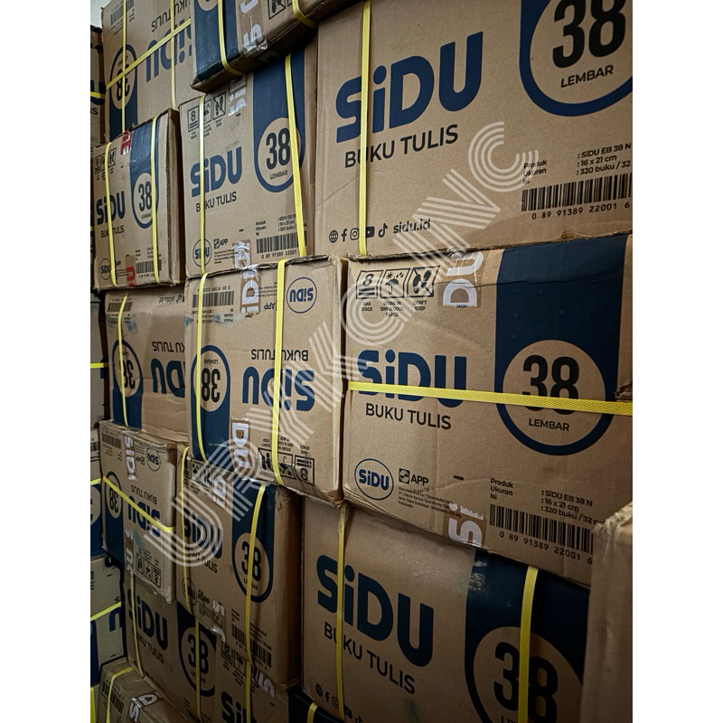 

(1 DUS=32 PAK) Buku Tulis Sinar Dunia/SIDU 38 Lembar GROSIR