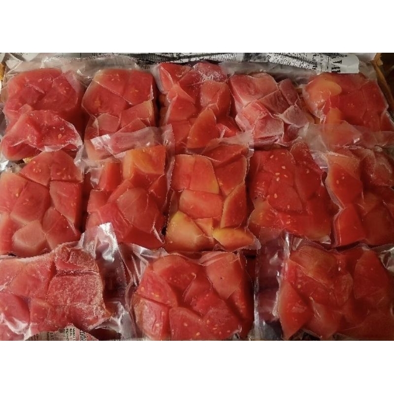 

Semangka Watermelon Merah Kupas Frozen Beku IQF 500gr