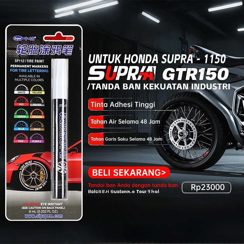 

Ay00! Spidol Ban Paint Marker Mobil Motor SIPA Original