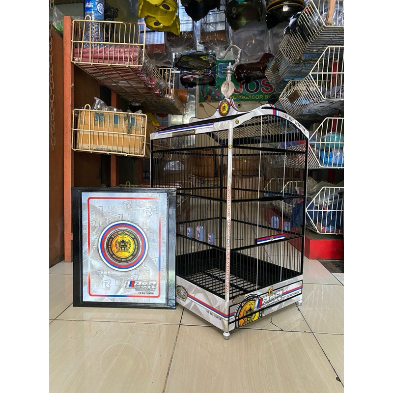 SANGKAR KOTAK BNR RUJI FIBER DECAL PREMIUM LOGO BARU